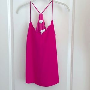 NWT J by J. Crew Hot Pink Racerback Top